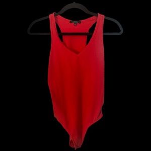Ambience (FashionNova brand) red bodysuit in size L with stretch!